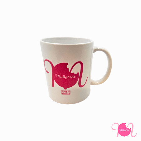 Front side of our mug Good Morni-gorne