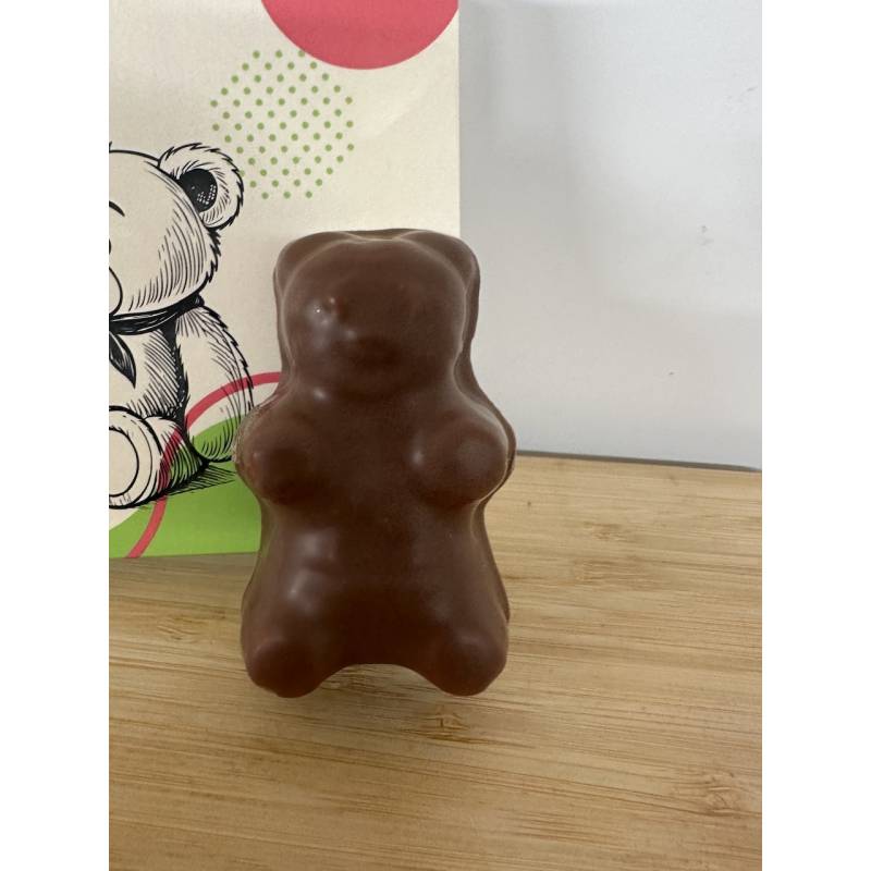 Guimauve Mali L'Ourson au Chocolat au Lait 34% - Douceurs Moelleuses et Croquantes Maligorne Limoux